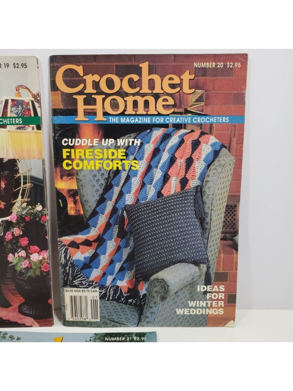 Crochet Home Magazine Issues 19 20 21 Creative Patterns 1990 1991 - Picture 3 of 8